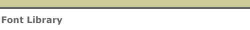Font Library